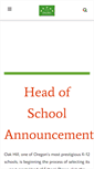 Mobile Screenshot of oakhillschool.com